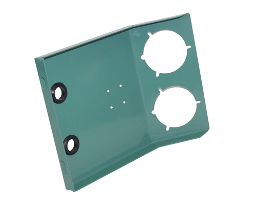 冻库 组机表板 （2个孔的）（安装机组表用） （绿色）